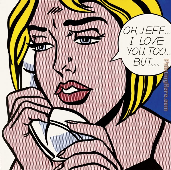 Roy Lichtenstein Oh Jeff I Love You Too But